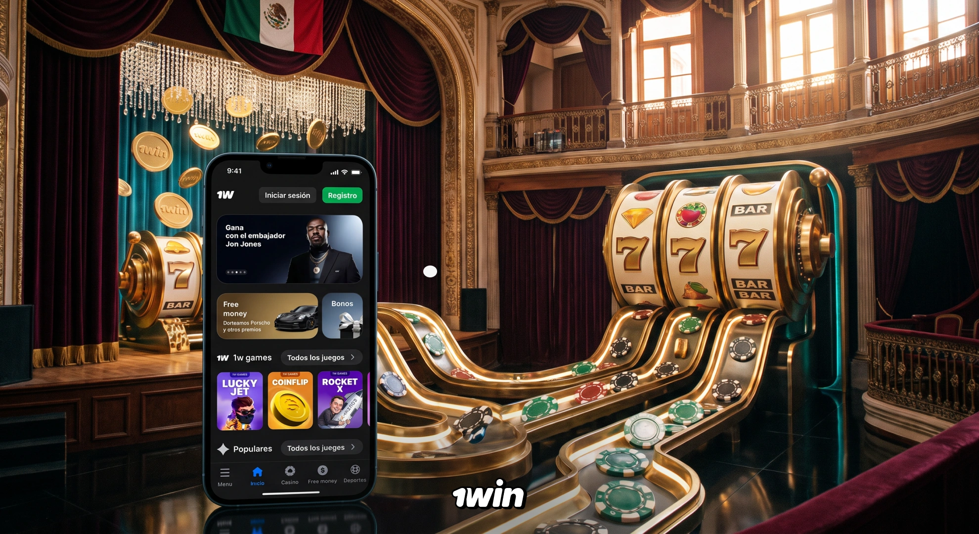 Cómo jugar Mines de 1win Games en México